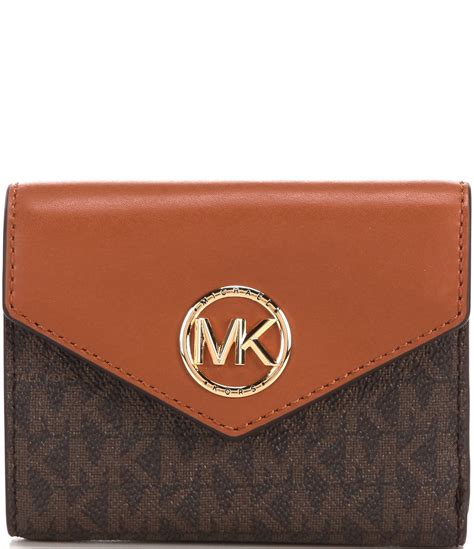 michael kors trifold wallet women carnation